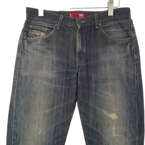 Vintage Levi's Jeans Bootcut 503 Men Regular Size W33 L32, back view, image 2 of 8