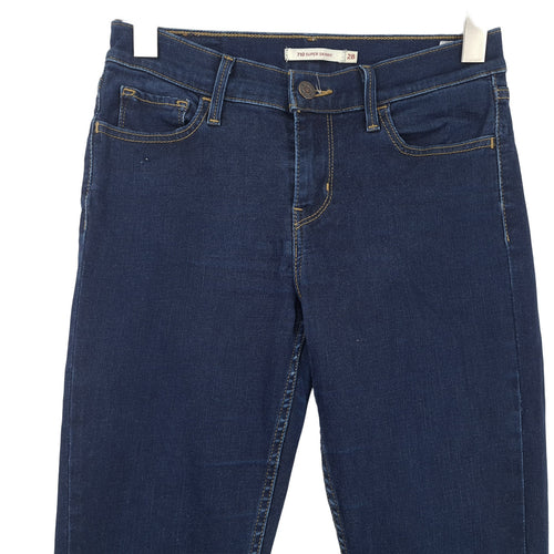 Levi's Jeans 710 Super Skinny Women Stretch Slim Size W28 L32, back view, image 2 of 10
