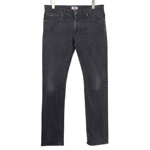 Vintage Tommy Hilfiger Jeans Scanton Men Stretch Slim Straight Size W36 L34, front view, image 1 of 9