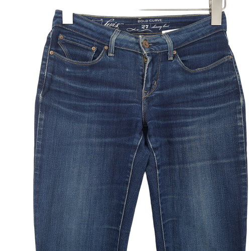Vintage Levi's Jeans Bold Curve Skinny Boot Women Stretch Slim Size W27 L32, back view, image 2 of 7