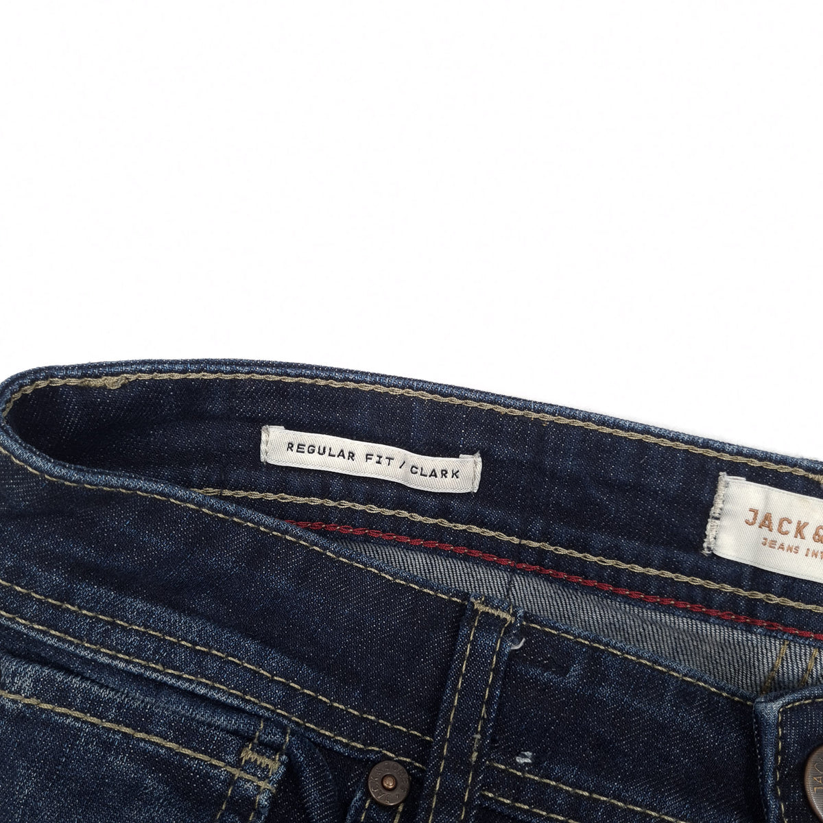Jack & Jones Jeans Clark Men Stretch Regular Straight Size W29 L34, detail view 4, image 6 of 10