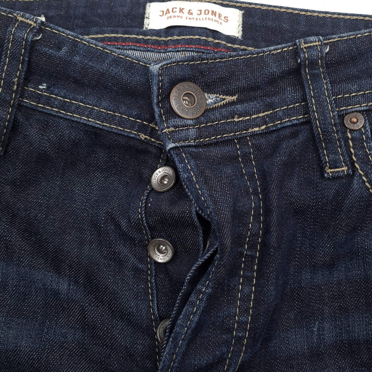 Jack & Jones Jeans Clark Men Stretch Regular Straight Size W29 L34, detail view 6, image 8 of 10