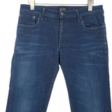 Jack & Jones Jeans Tim Men Stretch Slim Straight Size W34 L36, back view, image 2 of 10
