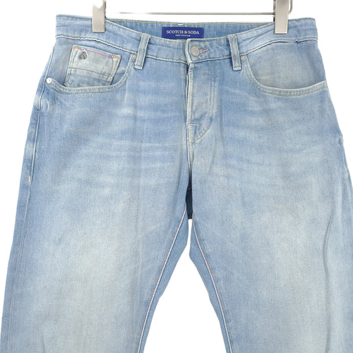 Scotch & Soda Jeans Ralston Men Stretch Slim Straight Size W31 L32, back view, image 2 of 10