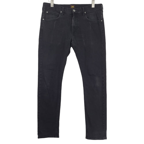 Vintage Lee Jeans Luke Men Stretch Slim Skinny Size W33 L32, front view, image 1 of 8