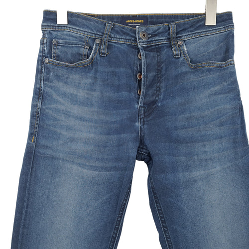 Jack & Jones Jeans Tim Men Stretch Slim Straight Size W28 L32, back view, image 2 of 10