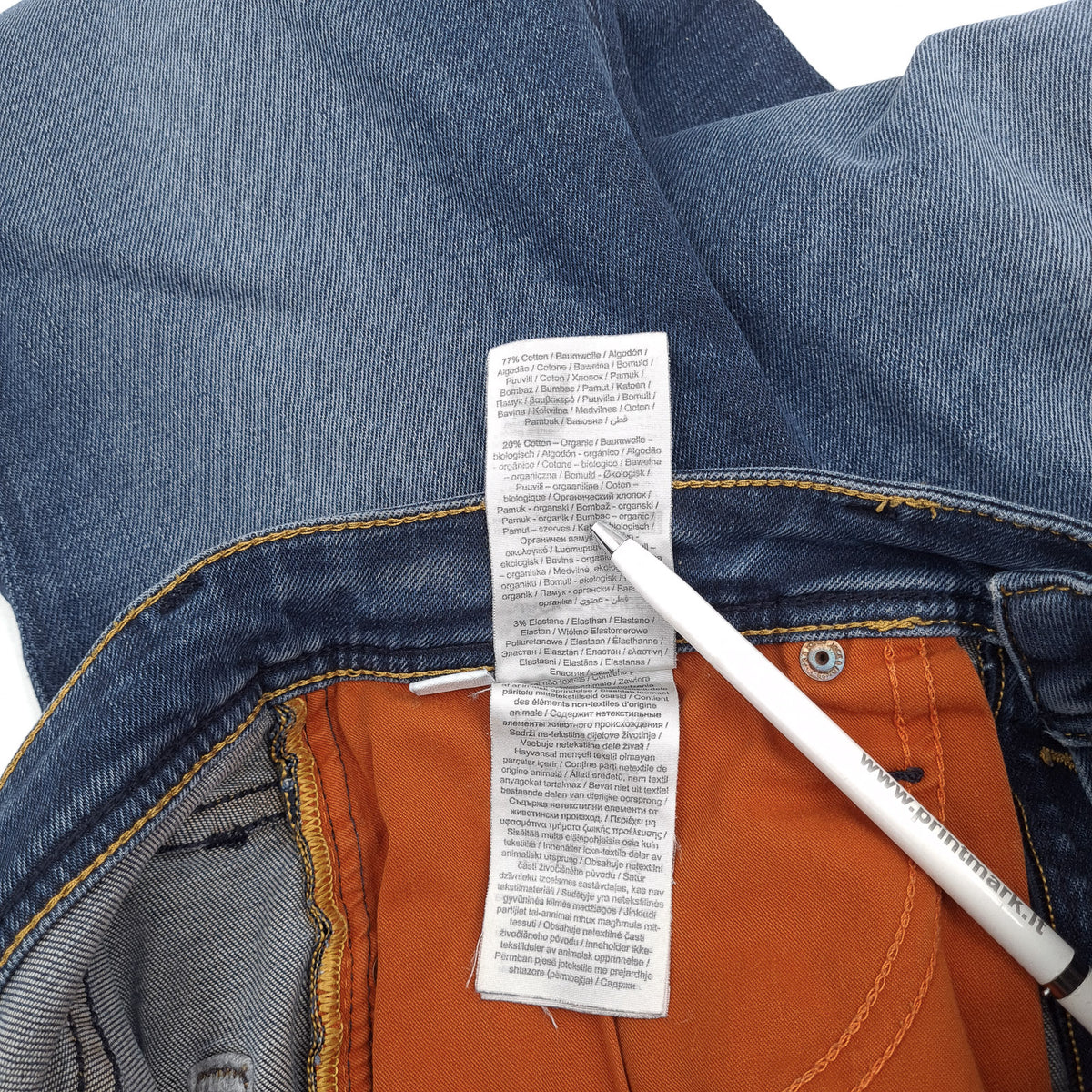 Jack & Jones Jeans Tim Men Stretch Slim Straight Size W28 L32, detail view 8, image 10 of 10