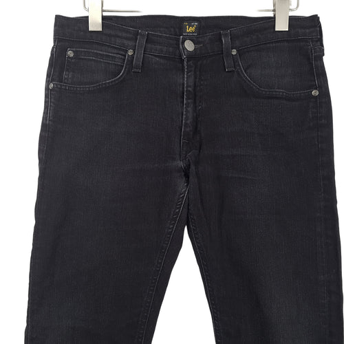 Vintage Lee Jeans Luke Men Stretch Slim Skinny Size W32 L32, back view, image 2 of 8