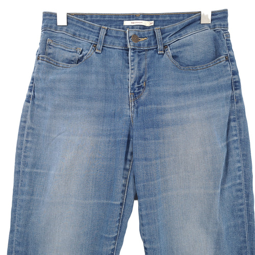 Vintage Levi's Jeans 714 Straight Women Stretch Regular Size W30 L32, back view, image 2 of 10