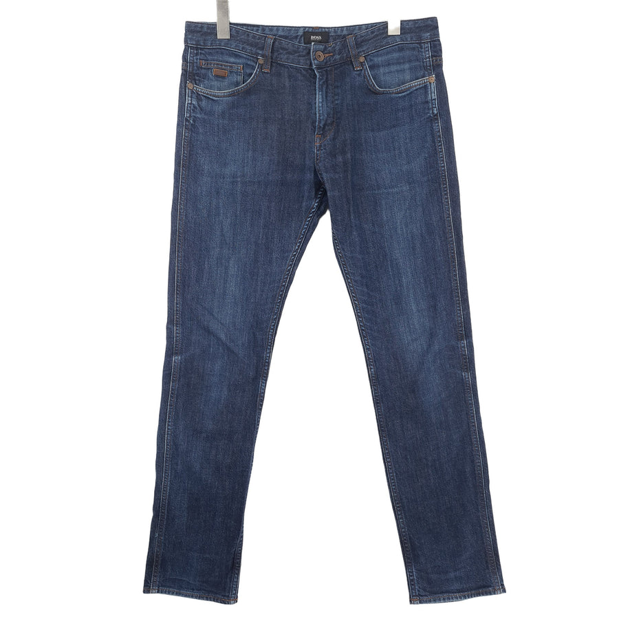 Hugo Boss jeans Uomo elasticizzato regolare dritto taglia W33 L32