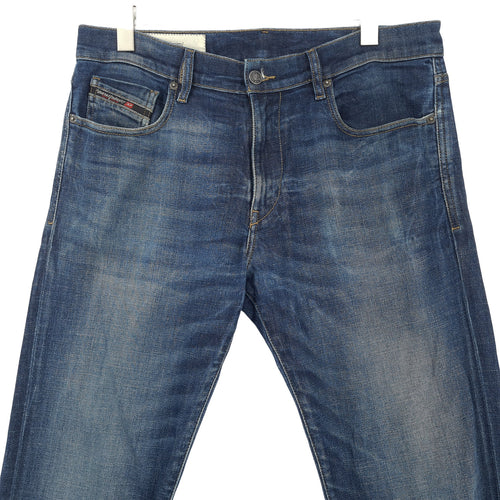 Vintage Diesel Jeans D-Strukt Men Stretch Slim Straight Size W33 L32, back view, image 2 of 10