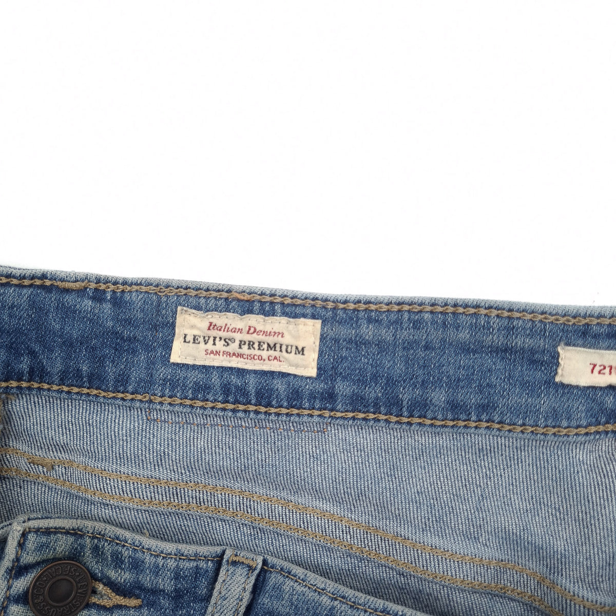 Levi's Jeans 721 High Rise Skinny Women Stretch Slim Size W29 L30, detail view 3, image 5 of 10