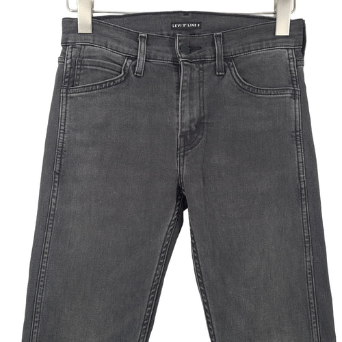 Vintage Levi's Jeans Line 8 Men Stretch Slim Skinny Size W28 L28, back view, image 2 of 9