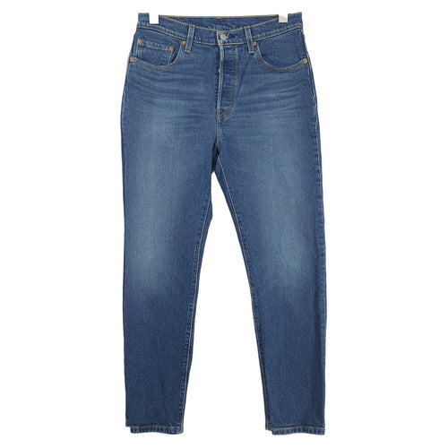 Vintage Levi's Jeans 501 Women Stretch Regular Straight Size W29 L28, front view, image 1 of 12