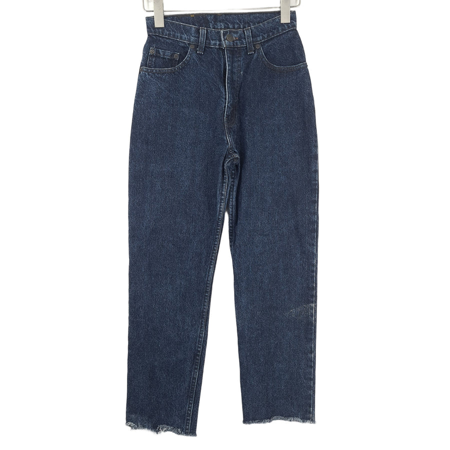 Vintage Levi's jean 255 02 Femme ample décontracté droit taille W25 L26