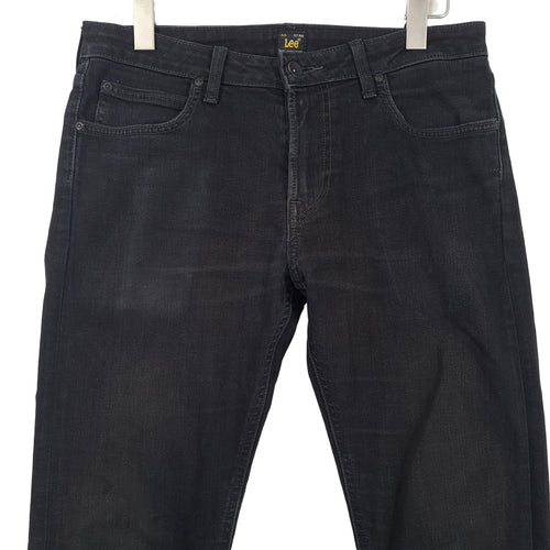 Vintage Lee Jeans Malone Men Stretch Slim Skinny Size W32 L32, back view, image 2 of 8