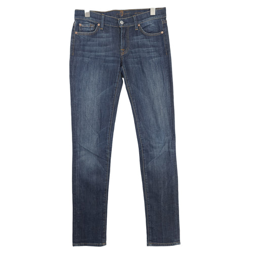 Vintage 7 For All Mankind Jeans Roxanne Women Slim Skinny Size W27 L32, front view, image 1 of 8