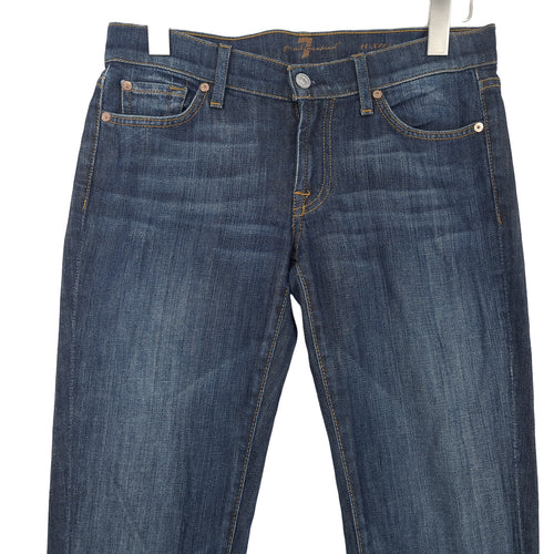 Vintage 7 For All Mankind Jeans Roxanne Women Slim Skinny Size W27 L32, back view, image 2 of 8