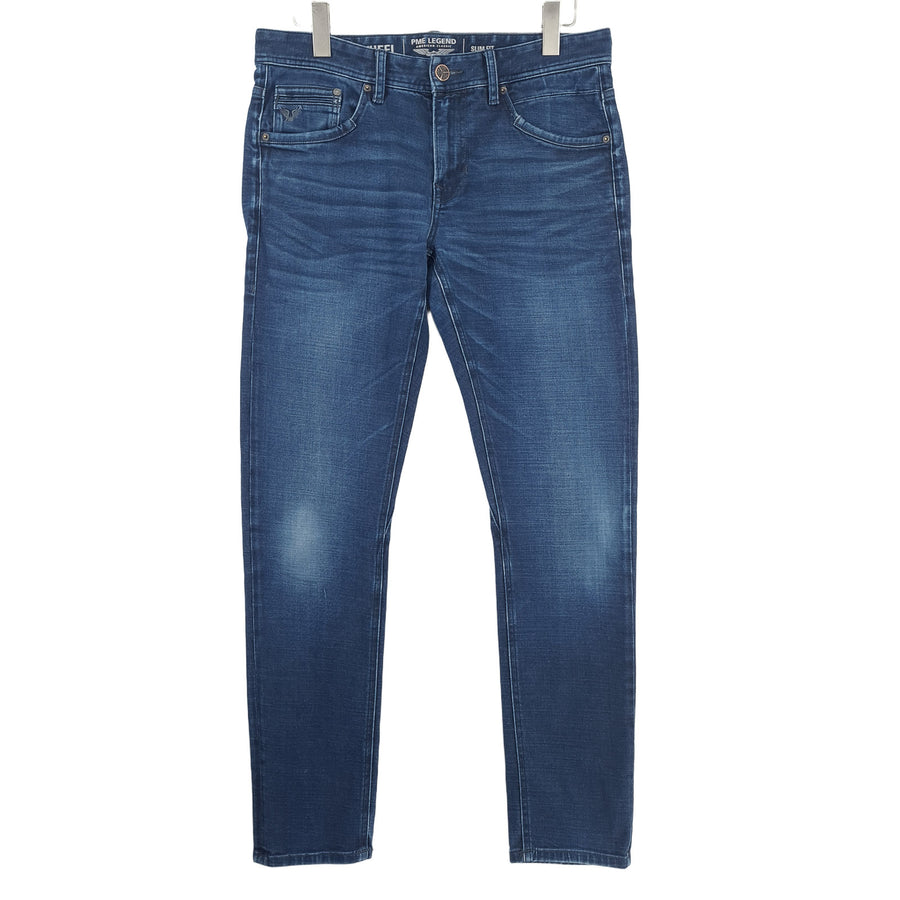 Pme Legend jeans Tailwheel Uomo elasticizzato slim skinny taglia W32 L32