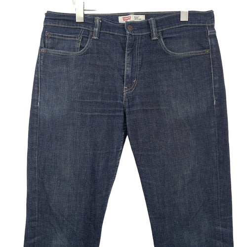 Vintage Levi's Jeans 511 Men Stretch Slim Straight Size W36 L32, back view, image 2 of 8