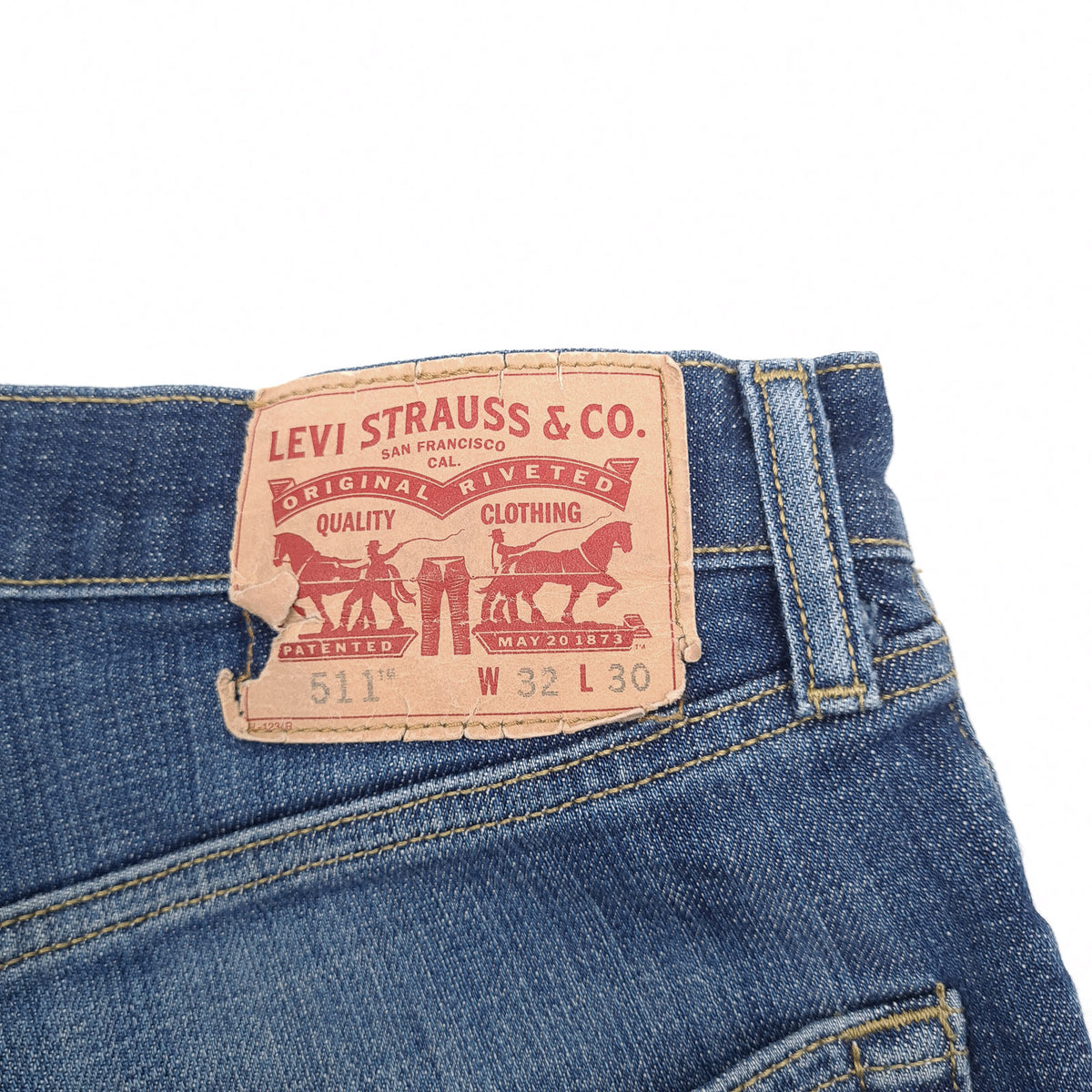 Levi's Jeans 511 Men Stretch Slim Straight Size W32 L30, detail view 3, image 5 of 9