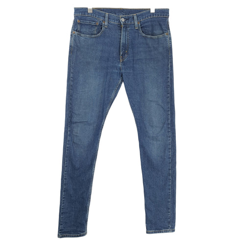 Vintage Levi's Jeans 512 Lo-Ball Men Stretch Slim Tapered Size W34 L34, front view, image 1 of 9