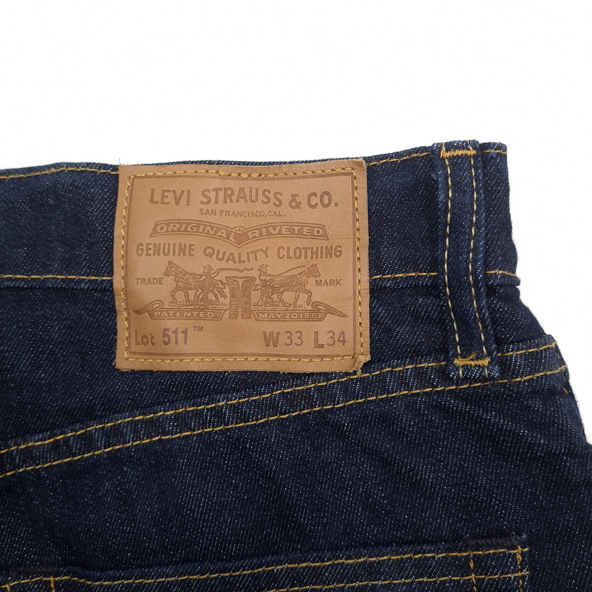 Levi's Jeans 511 Men Stretch Slim Straight Size W33 L34, detail view 3, image 5 of 11