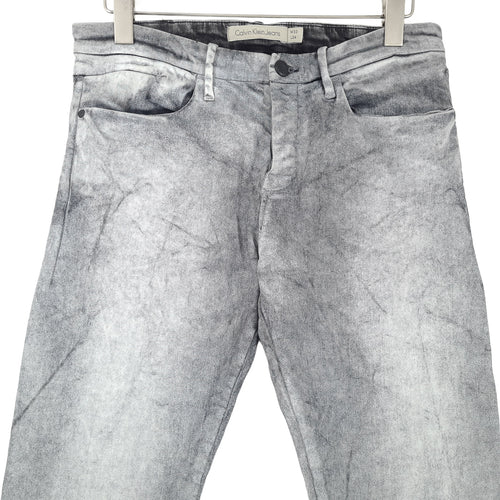 Vintage Calvin Klein Jeans Slim Men Stretch Straight Size W33 L30, back view, image 2 of 7