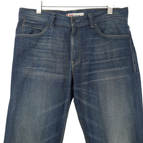 Vintage Levi's Jeans 506 Standard Men Regular Straight Size W36 L32, back view, image 2 of 7