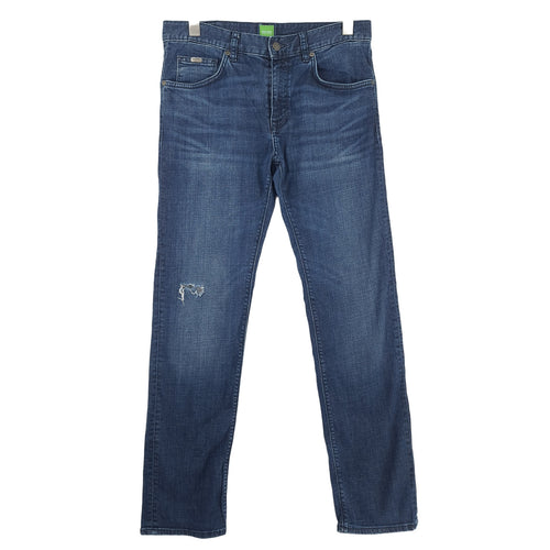 Vintage Hugo Boss Jeans Green Label Men Stretch Straight Size W32 L32, front view, image 1 of 8