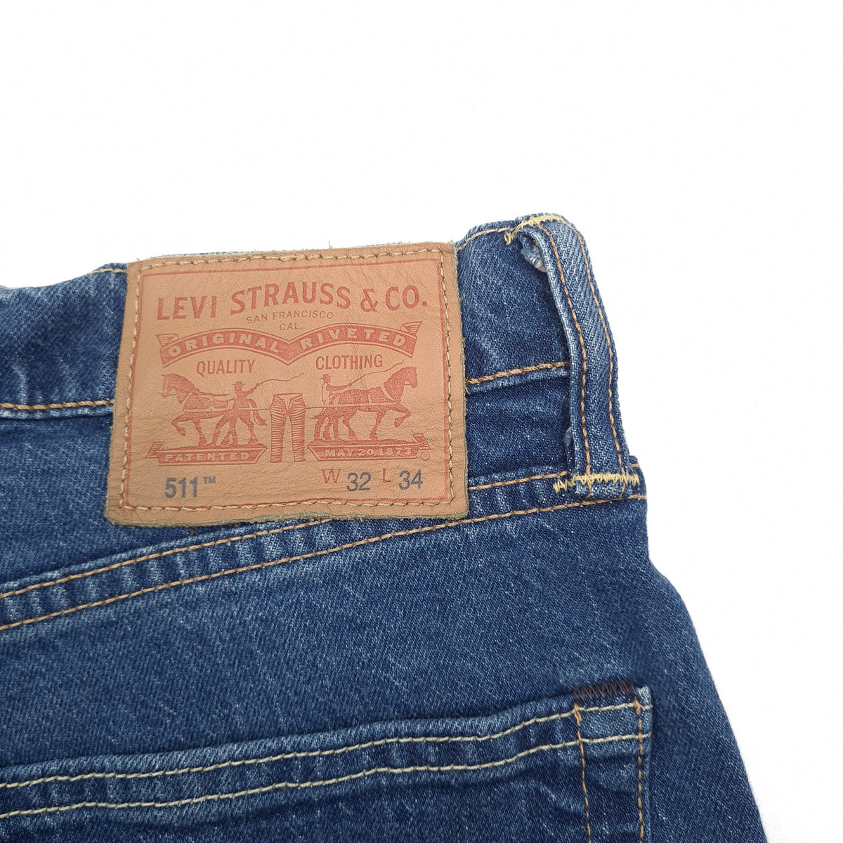Levi's Jeans 511 Men Stretch Slim Straight Size W32 L34, detail view 3, image 5 of 9