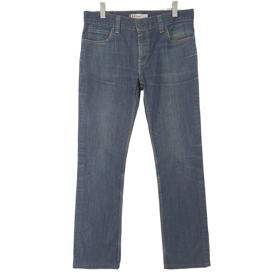 Vintage Levi's jeansy 511 slim Męskie elastyczne proste rozmiar W36 L32