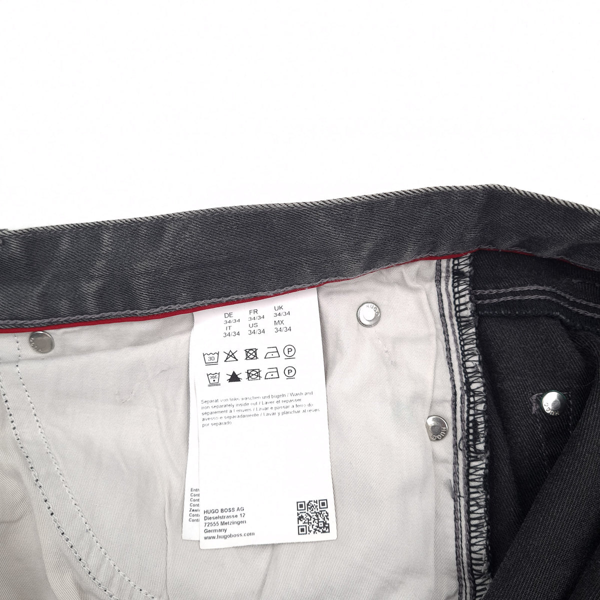 Hugo Boss Jeans Men Regular Straight Size W34 L34, detail view 5, image 7 of 8