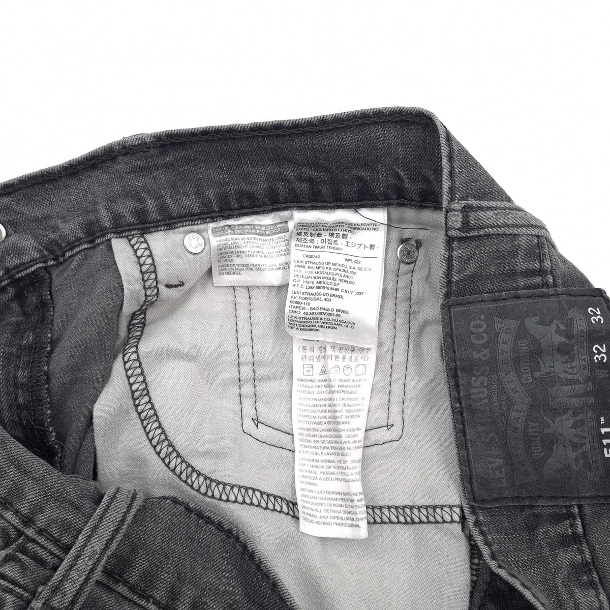 Levi's Jeans 511 Men Stretch Slim Straight Size W32 L32, detail view 5, image 7 of 9