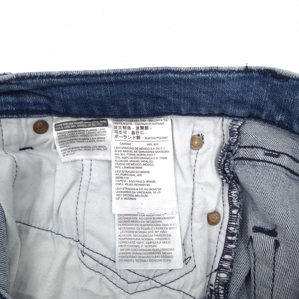 Levi's Jeans 511 Men Stretch Slim Straight Size W33 L30, detail view 6, image 8 of 10