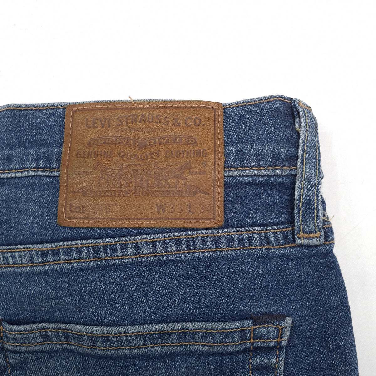 Levi's Jeans 510 Men Stretch Slim Skinny Size W33 L34, detail view 3, image 5 of 10