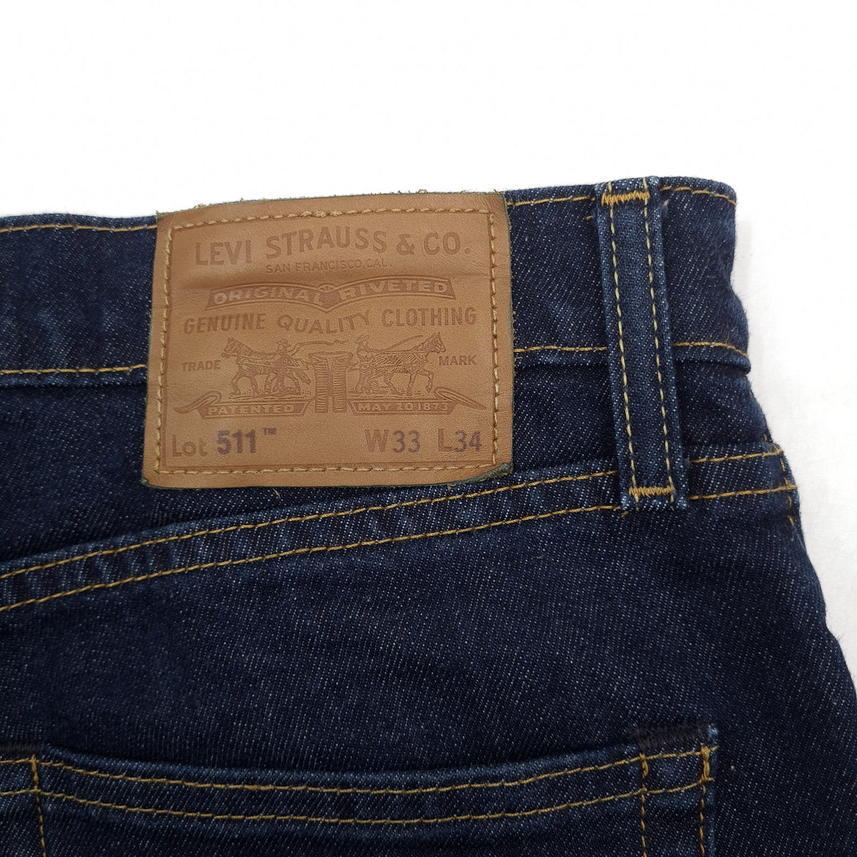 Levi's Jeans 511 Men Stretch Slim Straight Size W33 L34, detail view 3, image 5 of 11