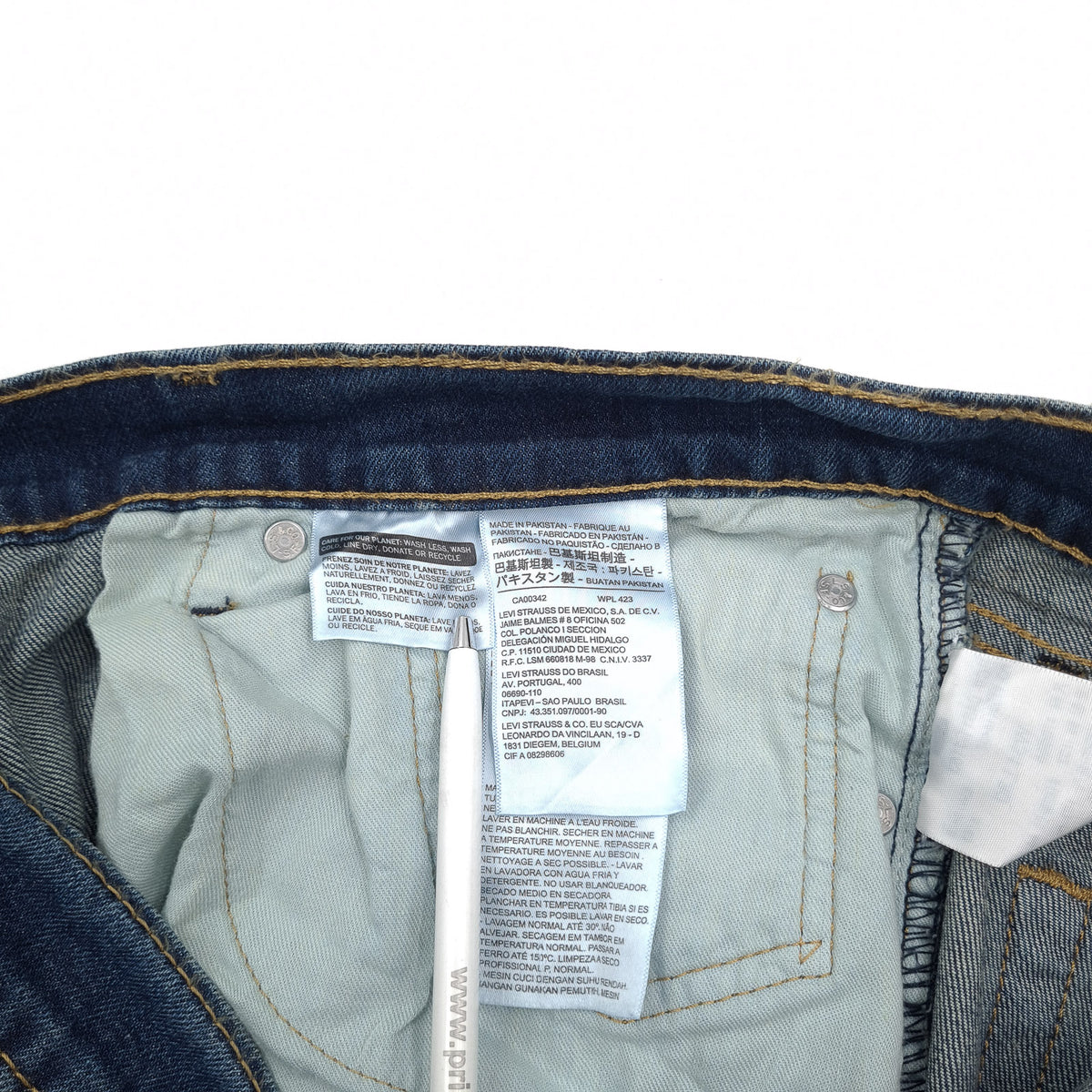 Levi's Jeans 511 Men Stretch Slim Straight Size W34 L30, detail view 5, image 7 of 9