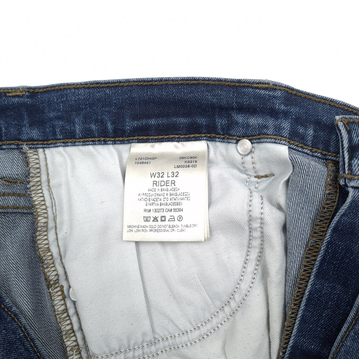 Lee Jeans Rider Men Stretch Slim Straight Size W32 L32, detail view 5, image 7 of 8