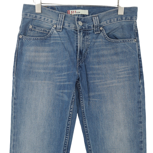 Vintage Levi's Jeans 511 Slim Men Straight Size W32 L34, back view, image 2 of 8