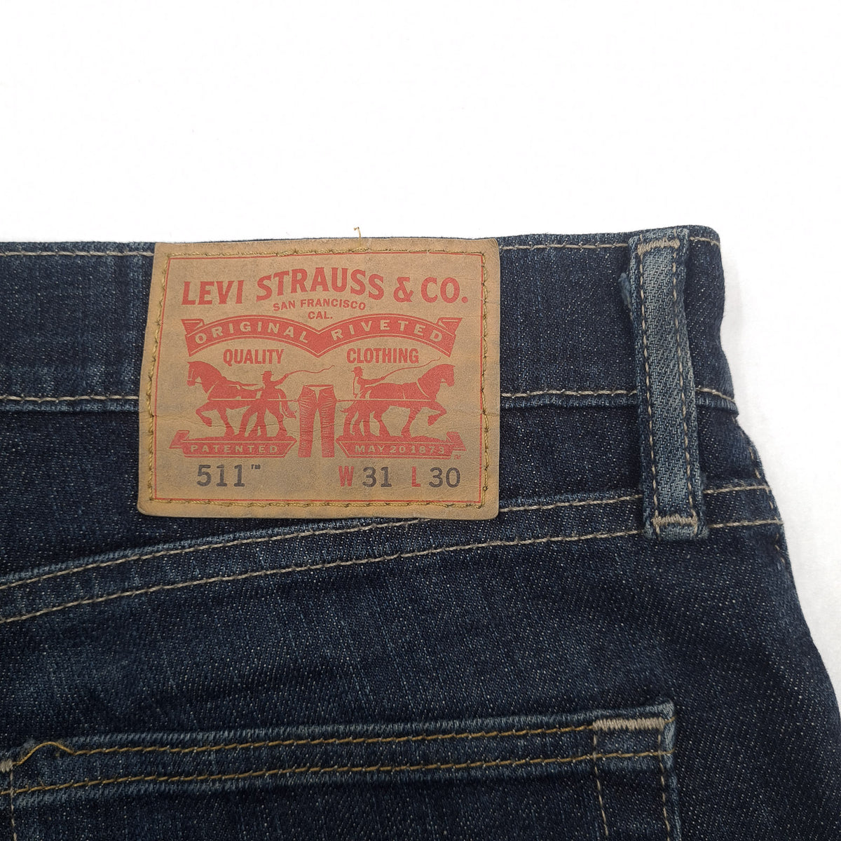 Levi's Jeans 511 Men Stretch Slim Straight Size W31 L30, detail view 3, image 5 of 9