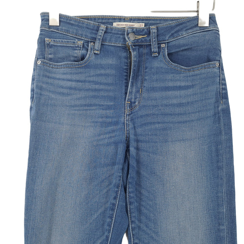 Levi's Jeans 721 High Rise Skinny Women Stretch Slim Size W27 L32, back view, image 2 of 10