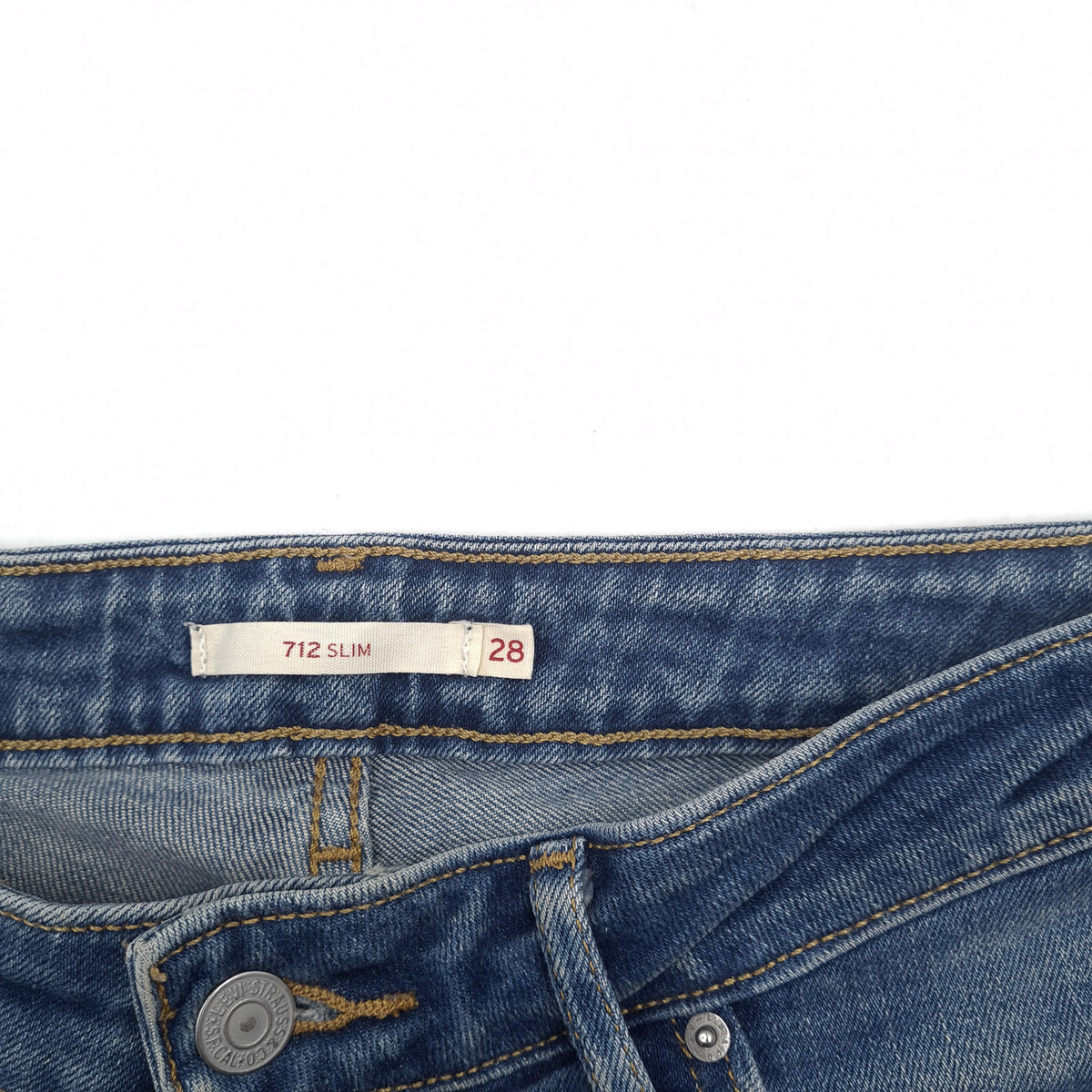 Levi's Jeans 712 Slim Women Stretch Straight Size W28 L32, detail view 4, image 6 of 10