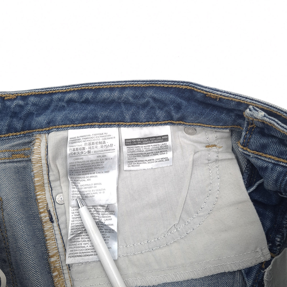 Levi's Jeans 712 Slim Women Stretch Straight Size W28 L32, detail view 6, image 8 of 10