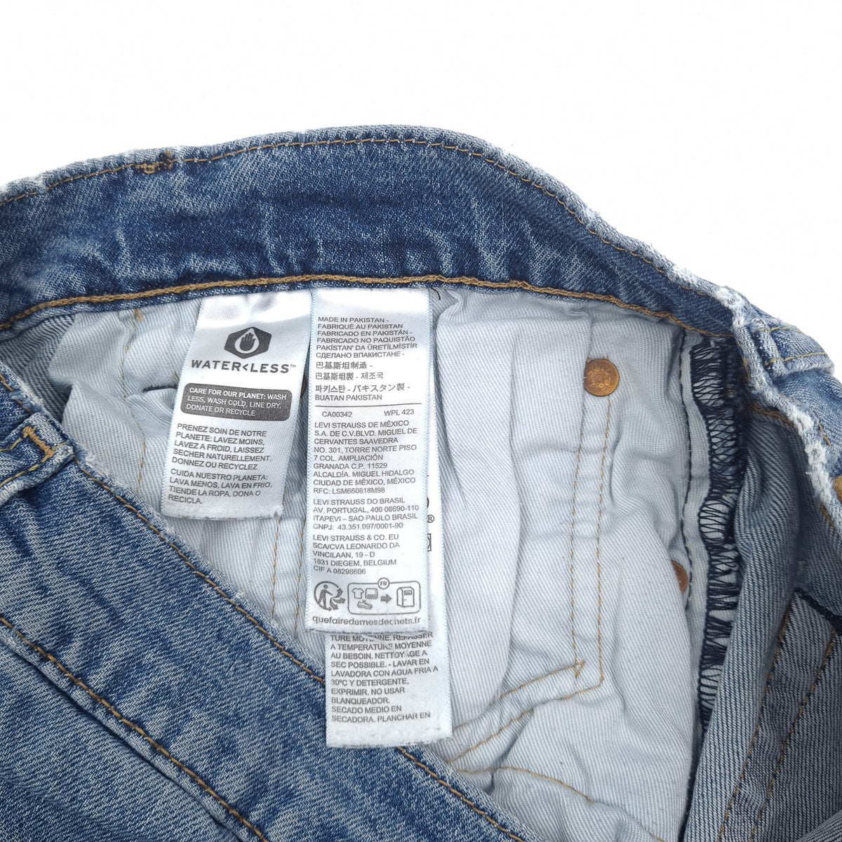Levi's Jeans 512 Men Stretch Slim Tapered Size W32 L34, detail view 6, image 8 of 10
