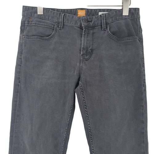 Hugo Boss Jeans Orange63 Men Stretch Slim Straight Size W32 L32, back view, image 2 of 8