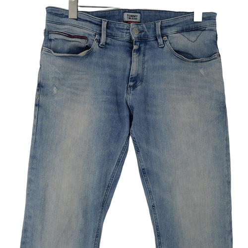 Vintage Tommy Hilfiger Jeans Scanton Men Slim Straight Size W34 L34, back view, image 2 of 9