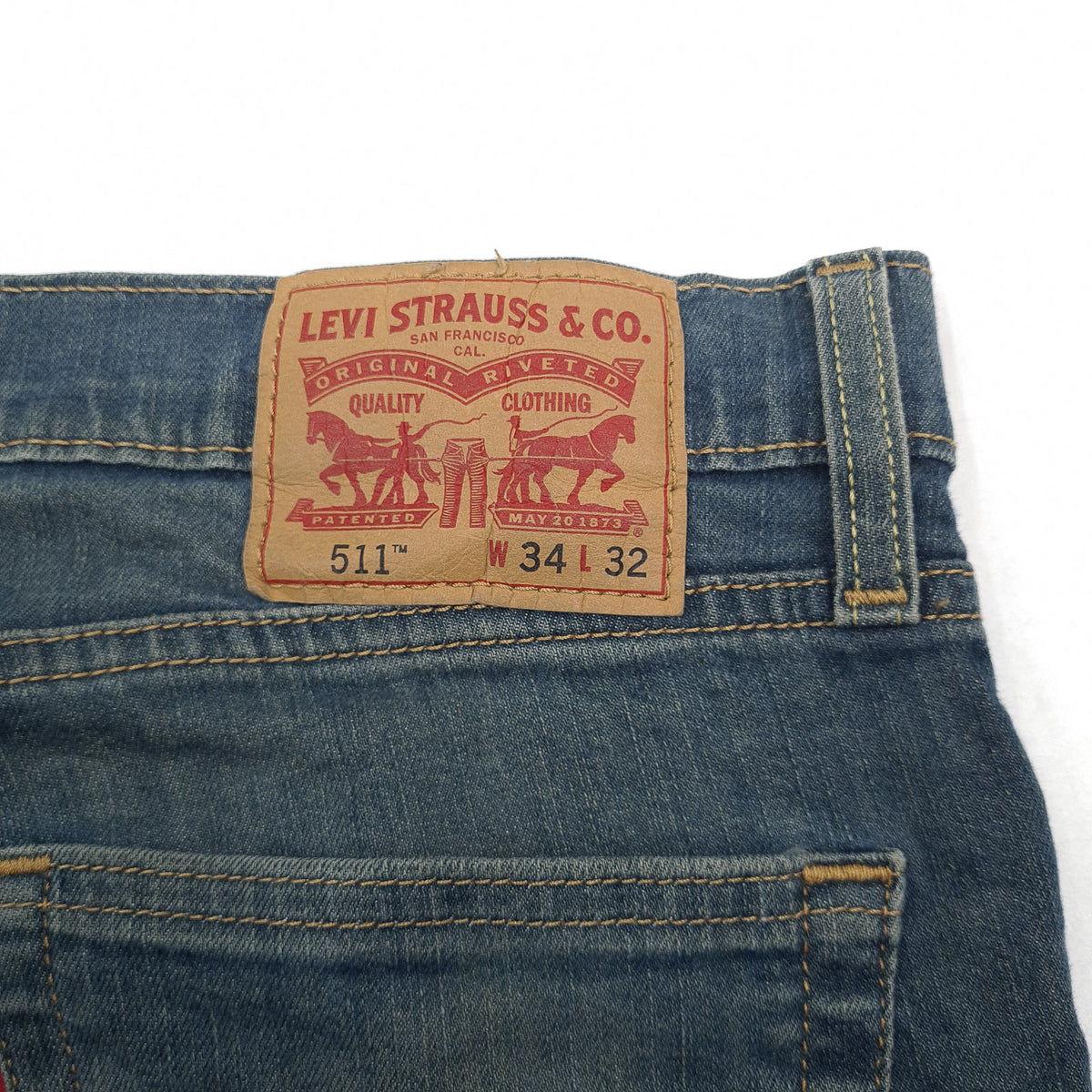 Levi's Jeans 511 Men Stretch Slim Straight Size W34 L32, detail view 3, image 5 of 9