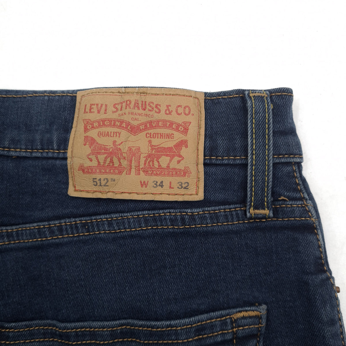 Levi's Jeans 512 Men Stretch Slim Tapered Size W34 L32, detail view 3, image 5 of 9