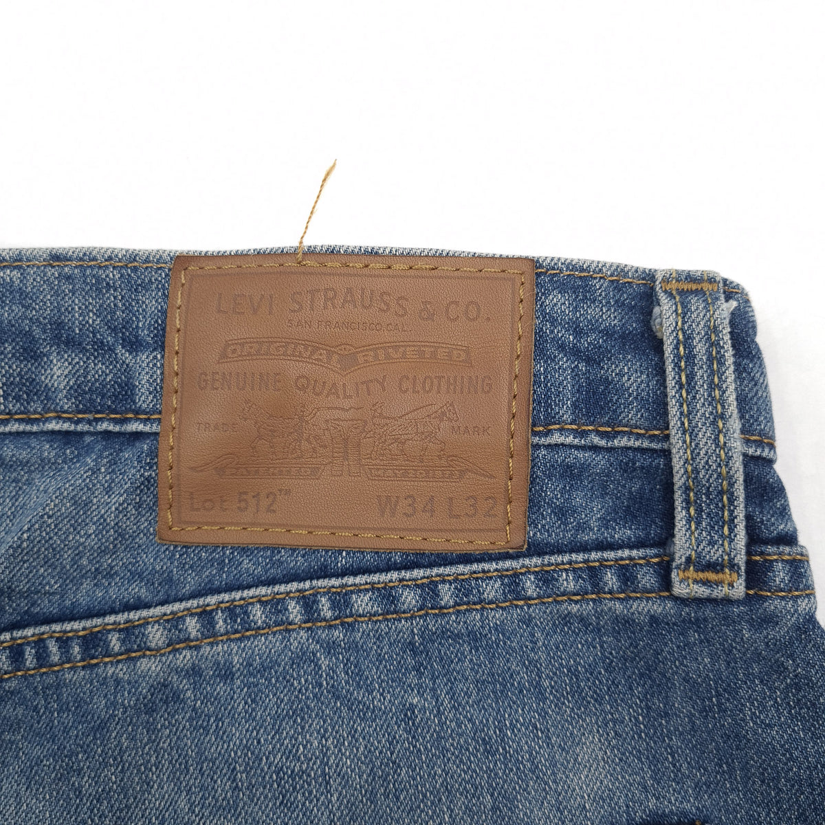 Levi's Jeans 512 Men Stretch Slim Tapered Size W34 L32, detail view 3, image 5 of 10